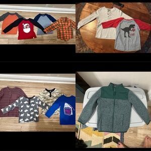 Boys Size 5-6 Fall/Winter Shirt and Jacket Bundle